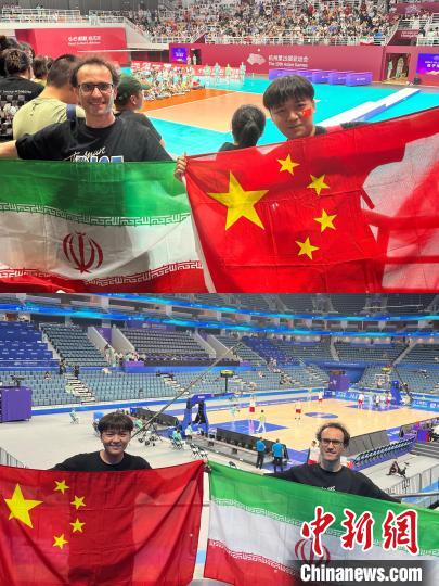 河南大学生亚运赛场偶遇韩体操选手引热议