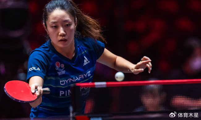 石洵瑶3-0横扫张安 鹰眼挑战成关键转折点